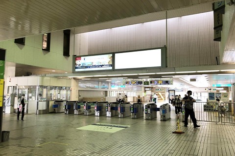 神戸市営地下鉄「名谷駅」の改札